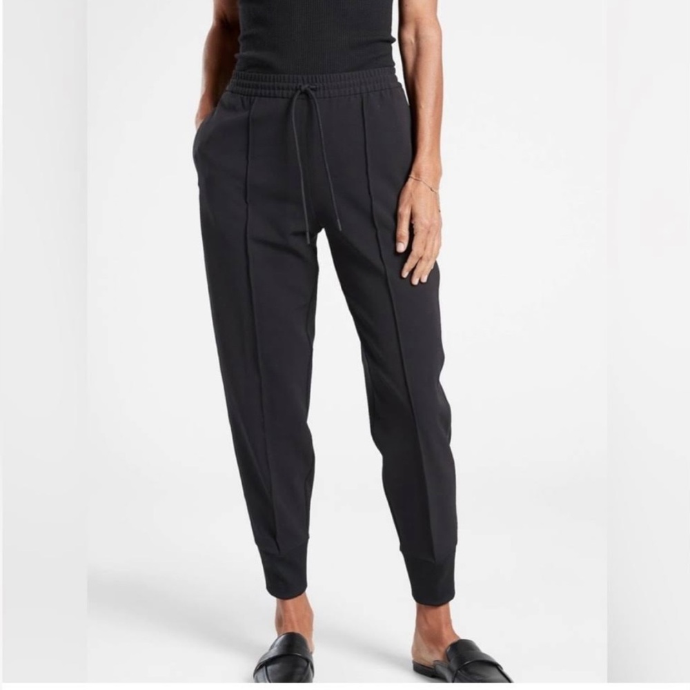 Athleta Black Track Joggers - 6T
